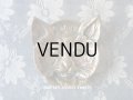1900年代 アンティーク 猫の小物入れ