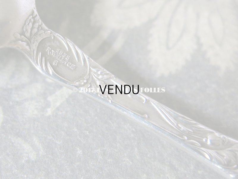 画像6: 1900年代 アンティーク  鈴蘭とモノグラム【M】のスプーン - R.WALLACE -