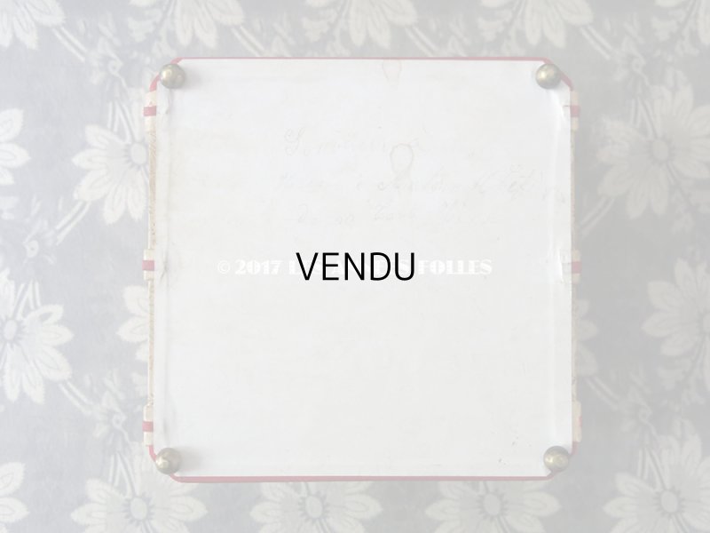 画像3: 19世紀 アンティーク ナポレオン3世時代 花模様のお菓子箱 木箱 ドラジェ & チョコレート 