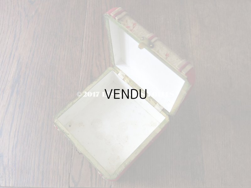 画像11: 19世紀 アンティーク ナポレオン3世時代 花模様のお菓子箱 木箱 ドラジェ & チョコレート 