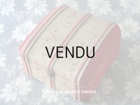 19世紀 アンティーク ナポレオン3世時代 花模様のお菓子箱 木箱 ドラジェ & チョコレート 
