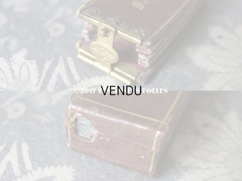 画像6: 19世紀 アンティーク 本革 小さなニードルケース レザー製 NEEDLES