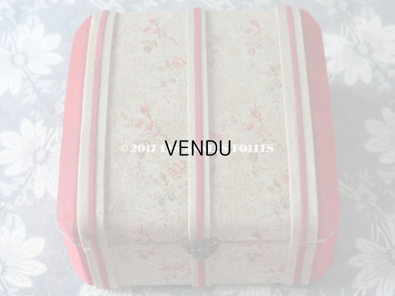 画像8: 19世紀 アンティーク ナポレオン3世時代 花模様のお菓子箱 木箱 ドラジェ & チョコレート 