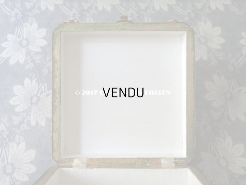 画像10: 19世紀 アンティーク ナポレオン3世時代 花模様のお菓子箱 木箱 ドラジェ & チョコレート 