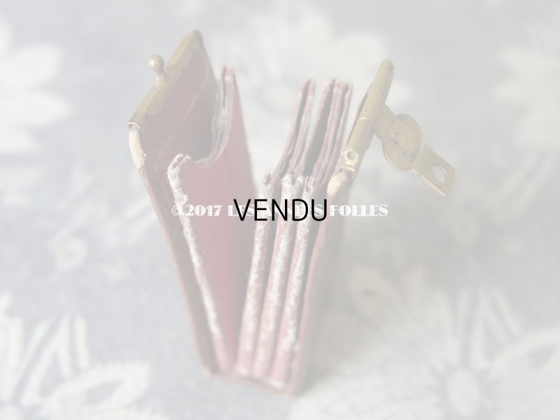 画像7: 19世紀 アンティーク 本革 小さなニードルケース レザー製 NEEDLES