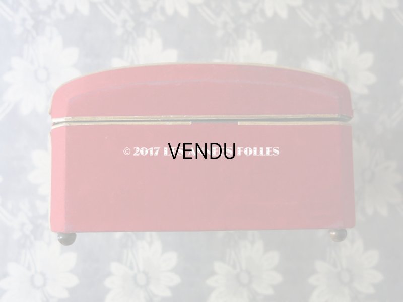 画像7: 19世紀 アンティーク ナポレオン3世時代 花模様のお菓子箱 木箱 ドラジェ & チョコレート 