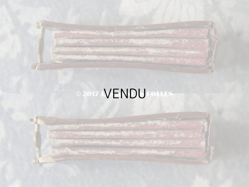 画像5: 19世紀 アンティーク 本革 小さなニードルケース レザー製 NEEDLES