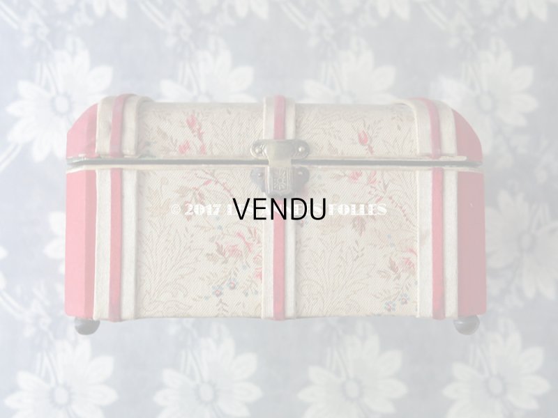 画像4: 19世紀 アンティーク ナポレオン3世時代 花模様のお菓子箱 木箱 ドラジェ & チョコレート 