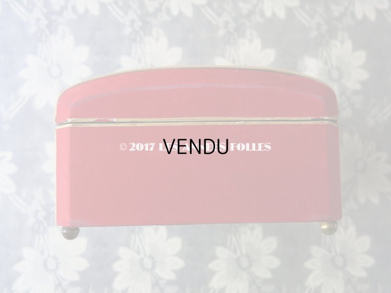 画像6: 19世紀 アンティーク ナポレオン3世時代 花模様のお菓子箱 木箱 ドラジェ & チョコレート 