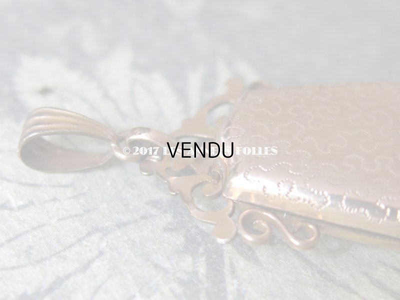 画像6: 19世紀 アンティーク ナポレオン3世 ペンダント ピンクゴールド 