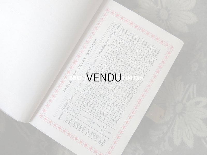 画像9: 1887年 アンティーク 薔薇のリース  ミサ典書 セルロイド製