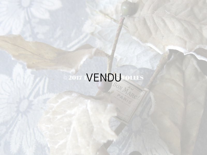 画像6: 19世紀末 アンティーク  柊のコサージュ - AU BON MARCHE -