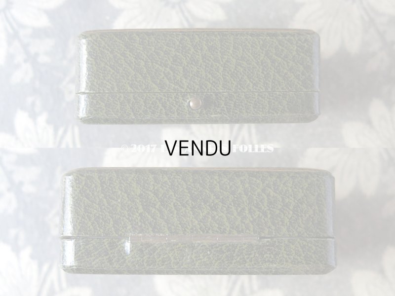 画像6: アンティーク ジュエリーボックス 金彩入り グリーン