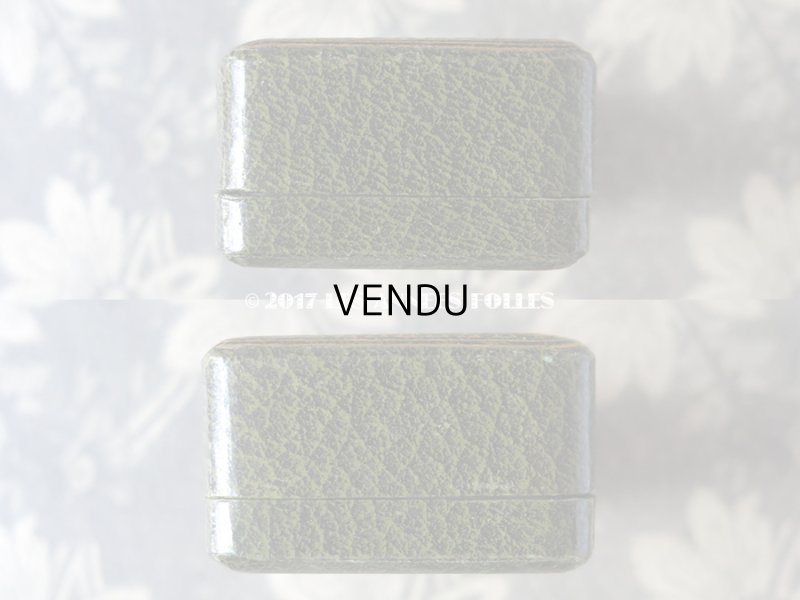 画像7: アンティーク ジュエリーボックス 金彩入り グリーン