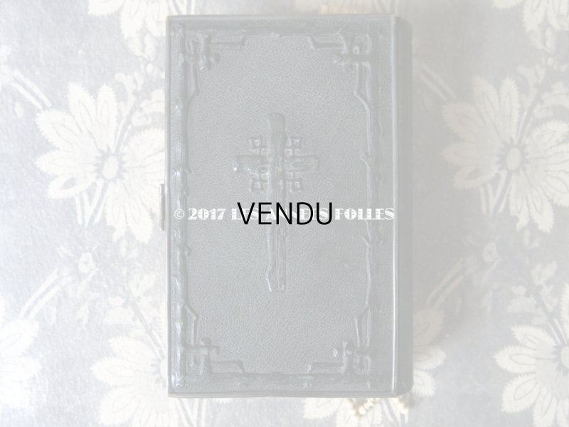 画像3: 1854年 ナポレオン3世時代 アンティーク  ミサ典書 百合の紋章柄