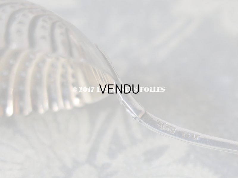 画像8: アンティーク シルバー製 シュガースプーン 鈴蘭