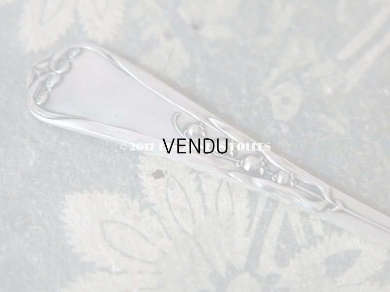 画像6: アンティーク シルバー製 シュガースプーン 鈴蘭