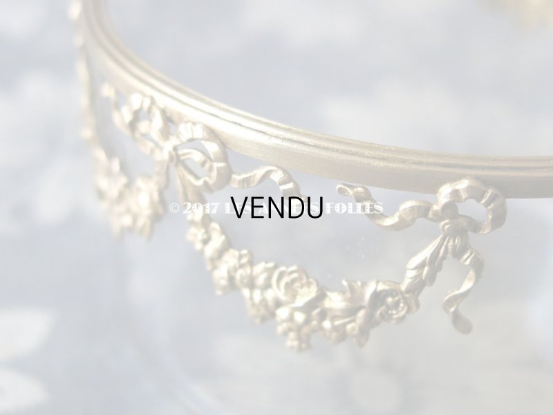 画像10: 1900年代 アンティーク 小物入れ ジュエリーボックス 薔薇とリボンのガーランド