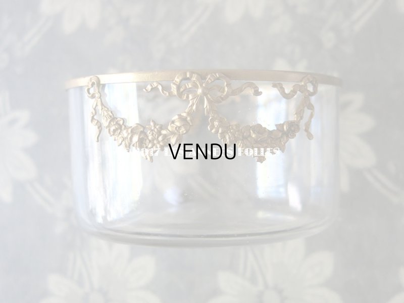 画像6: 1900年代 アンティーク 小物入れ ジュエリーボックス 薔薇とリボンのガーランド