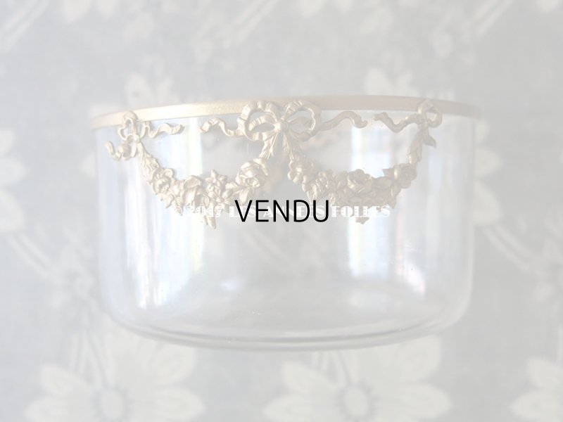 画像7: 1900年代 アンティーク 小物入れ ジュエリーボックス 薔薇とリボンのガーランド