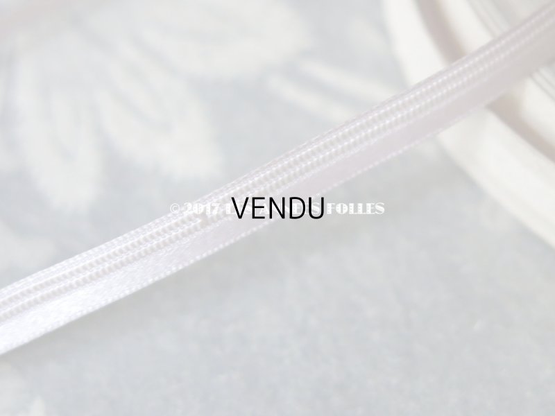 画像3: 未使用 19世紀末 アンティーク シルク製 極細 サテンリボン 10m モーヴピンク 123 N 1 LISERON 188 Q