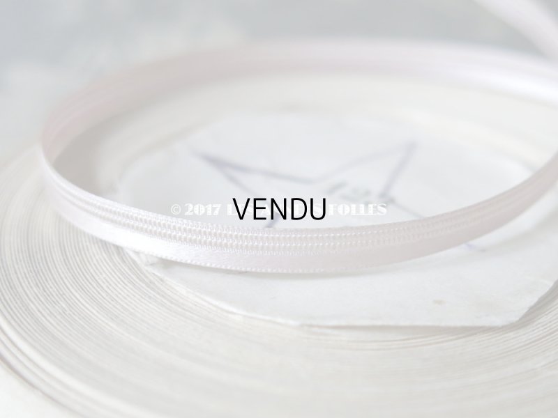 画像4: 未使用 19世紀末 アンティーク シルク製 極細 サテンリボン 10m モーヴピンク 123 N 1 LISERON 188 Q