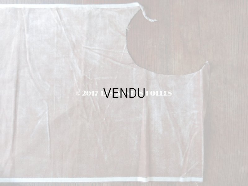 画像7: 19世紀末 アンティーク ファブリック シルク製 ベルベット ピンクブラウン　44×130cm