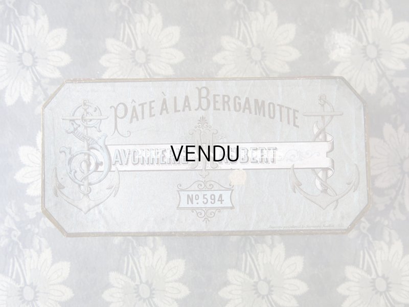 画像7: 19世紀末 アンティーク ソープボックス PATE A LA BERGAMOTTE - MAUBERT PARIS -