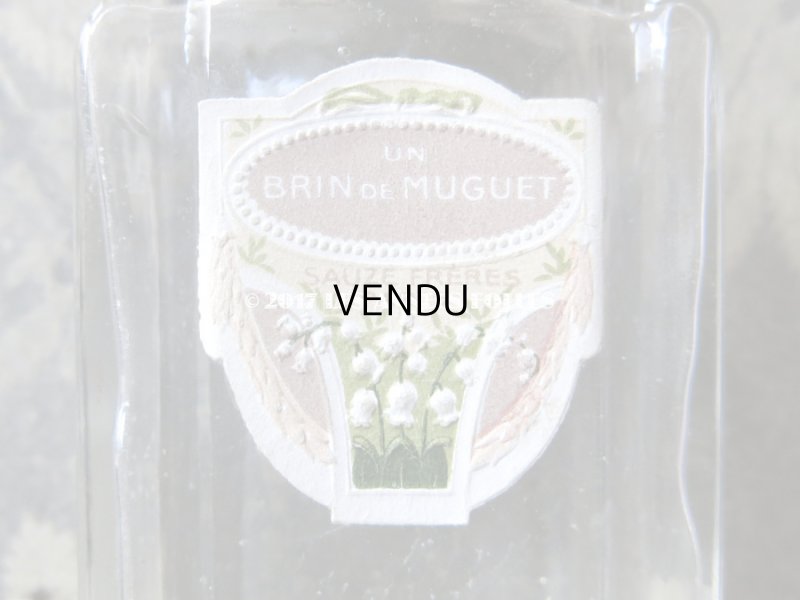 画像4: 1920年代 アンティーク 鈴蘭のパフュームボトル UN BRIN DE MUGUET - SAUZE FRERES PARIS -