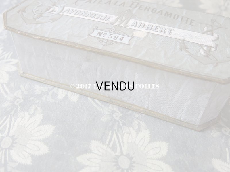 画像10: 19世紀末 アンティーク ソープボックス PATE A LA BERGAMOTTE - MAUBERT PARIS -