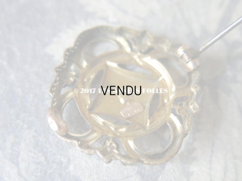 画像5: 19世紀 アンティーク ナポレオン3世 小さなブローチ  ピンクゴールド&イエローゴールド