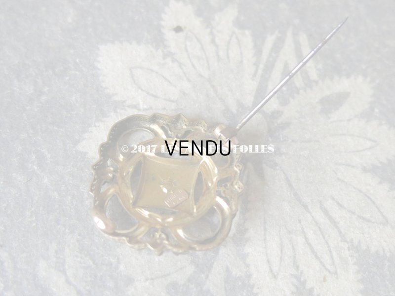 画像6: 19世紀 アンティーク ナポレオン3世 小さなブローチ  ピンクゴールド&イエローゴールド