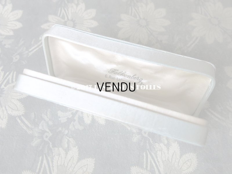 画像3: アンティーク ジュエリーボックス パールブルーのシルクサテン