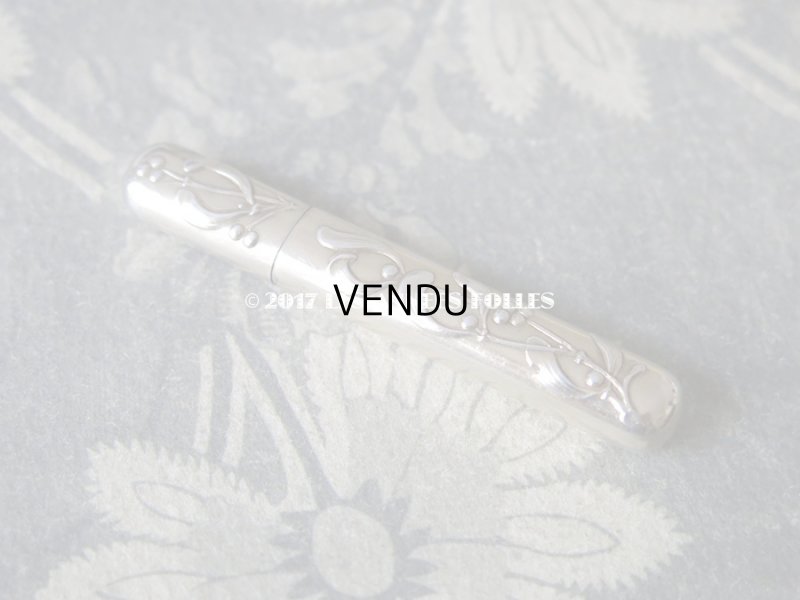 画像14: 1900年代 アンティーク シルバー製 ヤドリギの裁縫道具セット 