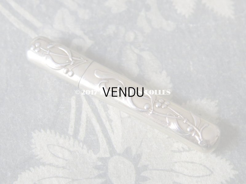 画像15: 1900年代 アンティーク シルバー製 ヤドリギの裁縫道具セット 