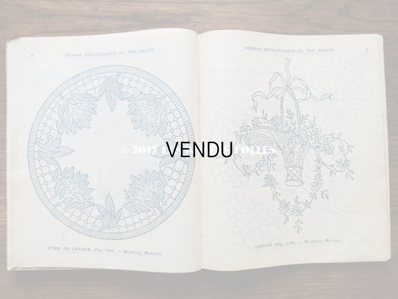 画像20: 1920年代 アンティーク 刺繍とレースの本 BRODERIE & DENTELLE LECONS PRATIQUES 2e EDITION PAR COUSINE CLAIRE - FRANCOIS TEDESCO, EDITEUR PARIS-