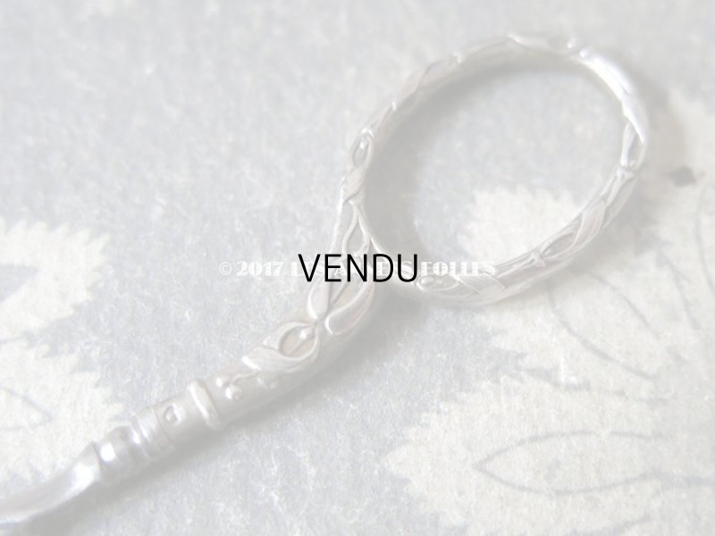 画像12: 1900年代 アンティーク シルバー製 ヤドリギの裁縫道具セット 