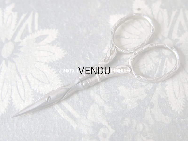 画像13: 1900年代 アンティーク シルバー製 ヤドリギの裁縫道具セット 