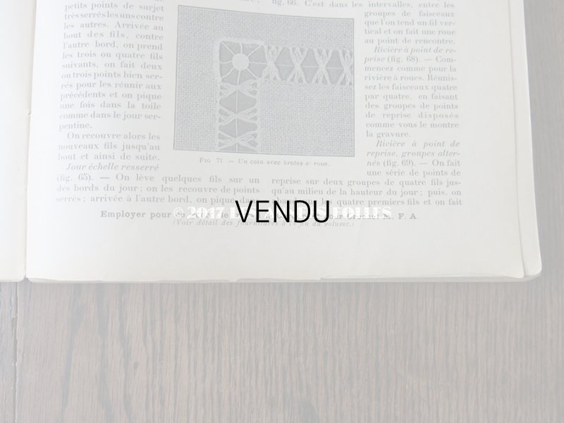 画像6: 1920年代 アンティーク 刺繍とレースの本 BRODERIE & DENTELLE LECONS PRATIQUES 2e EDITION PAR COUSINE CLAIRE - FRANCOIS TEDESCO, EDITEUR PARIS-