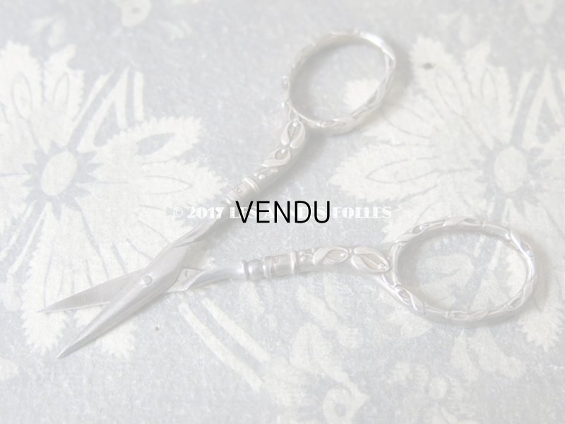 画像9: 1900年代 アンティーク シルバー製 ヤドリギの裁縫道具セット 