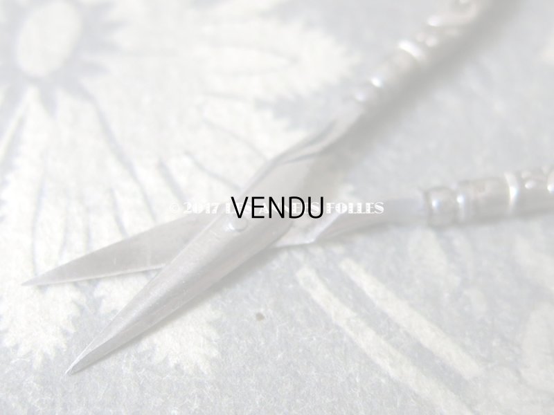 画像10: 1900年代 アンティーク シルバー製 ヤドリギの裁縫道具セット 