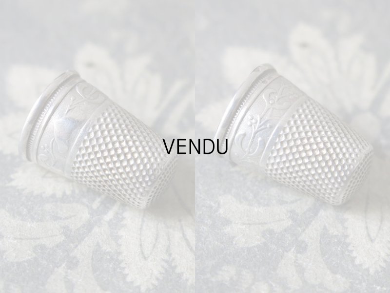 画像6: 1900年代 アンティーク シルバー製 ヤドリギの裁縫道具セット 