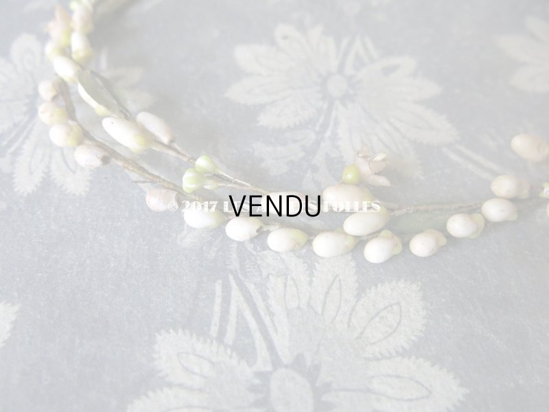 画像3: 1900年代 アンティーク ワックスフラワーのヘッドリース & ブローチ  結婚式 ウェディング ティアラ オレンジブロッサム