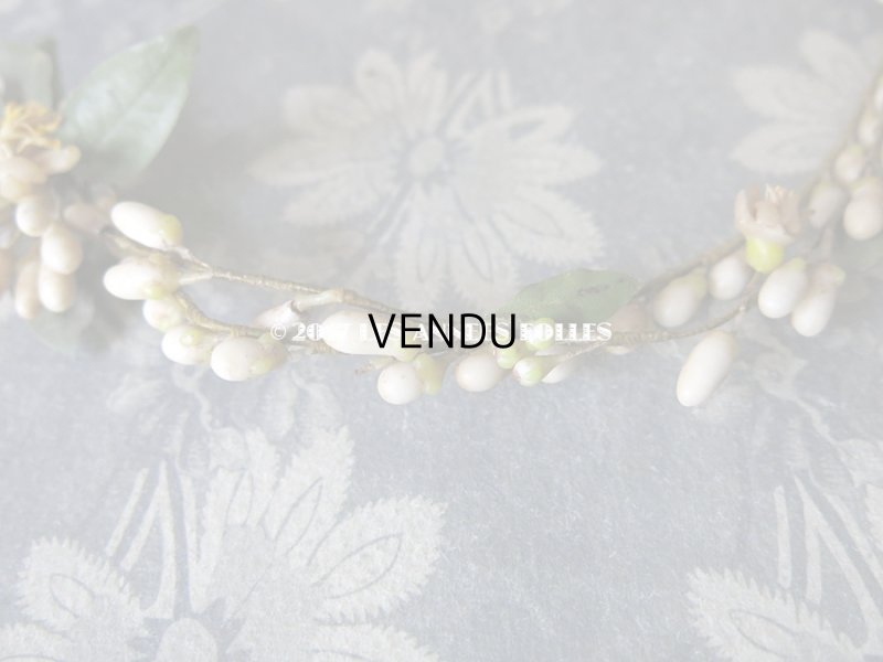 画像5: 1900年代 アンティーク ワックスフラワーのヘッドリース & ブローチ  結婚式 ウェディング ティアラ オレンジブロッサム