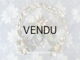 1900年代 アンティーク ワックスフラワーのヘッドリース & ブローチ  結婚式 ウェディング ティアラ オレンジブロッサム