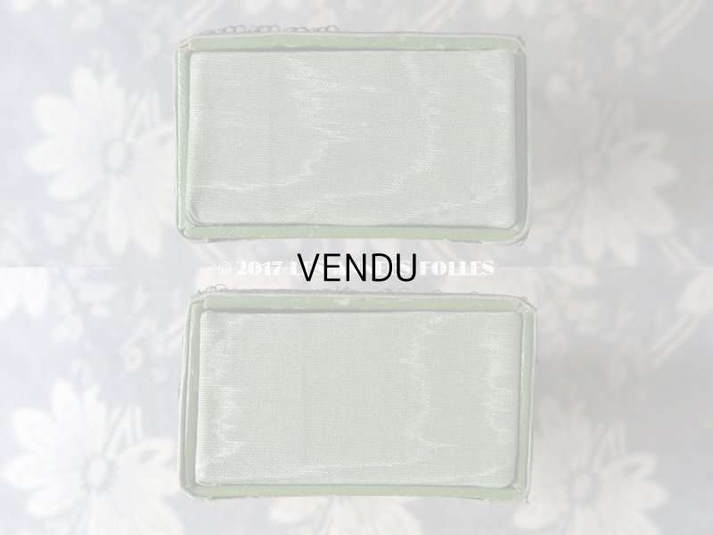 画像6: 19世紀 アンティーク 薔薇の花かごのリボン刺繍入り　小さな引き出し箱