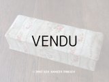 1900年代 アンティーク 薔薇のブーケ＆花のガーランド　カルトナージュボックス