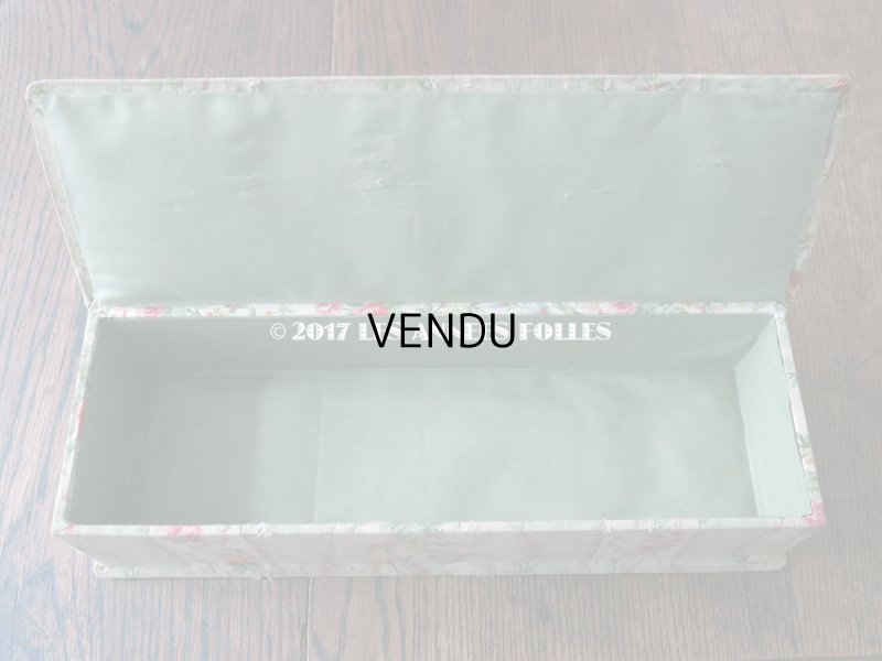 画像10: 1900年代 アンティーク 薔薇のブーケ&花のガーランド カルトナージュボックス