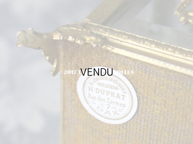 画像6: 19世紀 アンティーク ジュエリーボックス 薔薇とリボンのガーランド