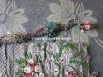 画像17: 18世紀 アンティーク シルク製 ジャガード織 リボン 花模様 